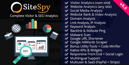اسکریپت SiteSpy تجزیه و تحلیل وبسایت